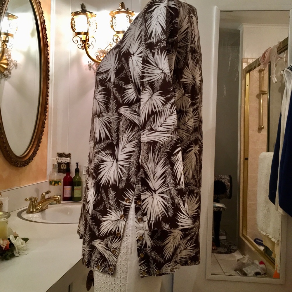 Michael Kors 100% linen tunic sz Med - Picture 5 of 8